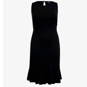 Torrid Premium Ponte Trumpet Dress Black